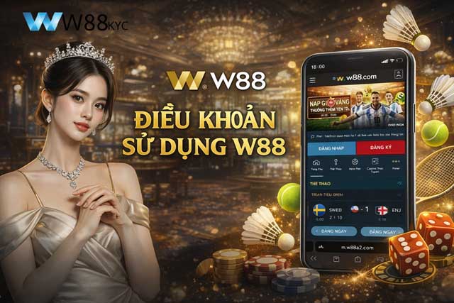 Bản điều khoản sử dụng chính thức tại hệ thống nhà cái W88 HVAL